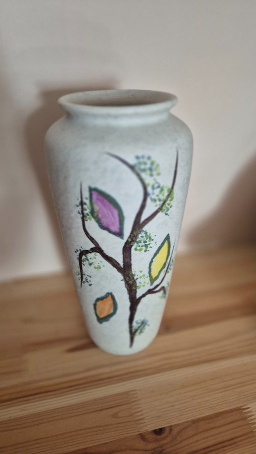 Vase Jasba en céramique de l'Allemagne de l'Ouest