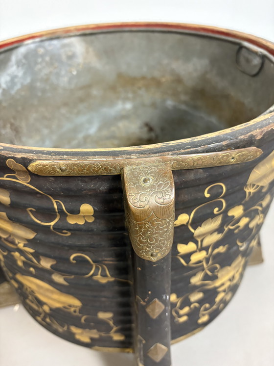 Image 1 of Scatola laccata giapponese antica del XIX secolo