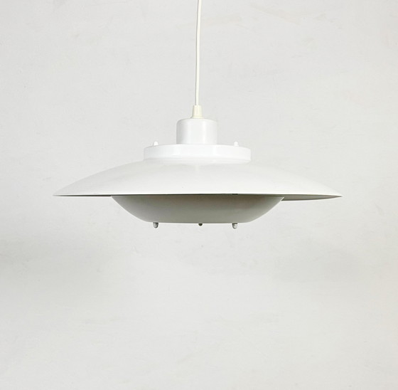 Image 1 of Scandinavische Vintage hanglamp - Vliegende Schotel - Ruimtetijdperk - 1970
