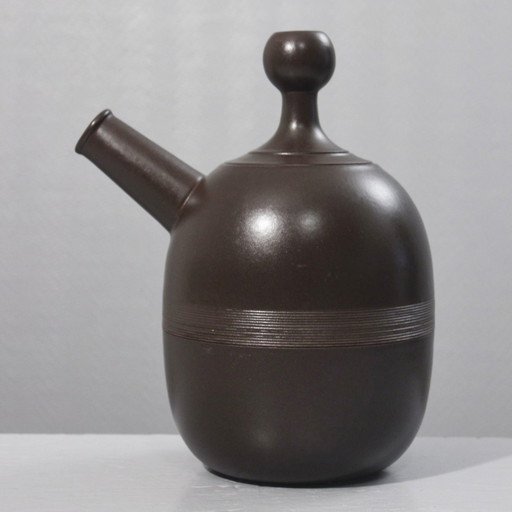 Carafe grès vintage design Franco Pozzi série Gresline Italie 1970s
