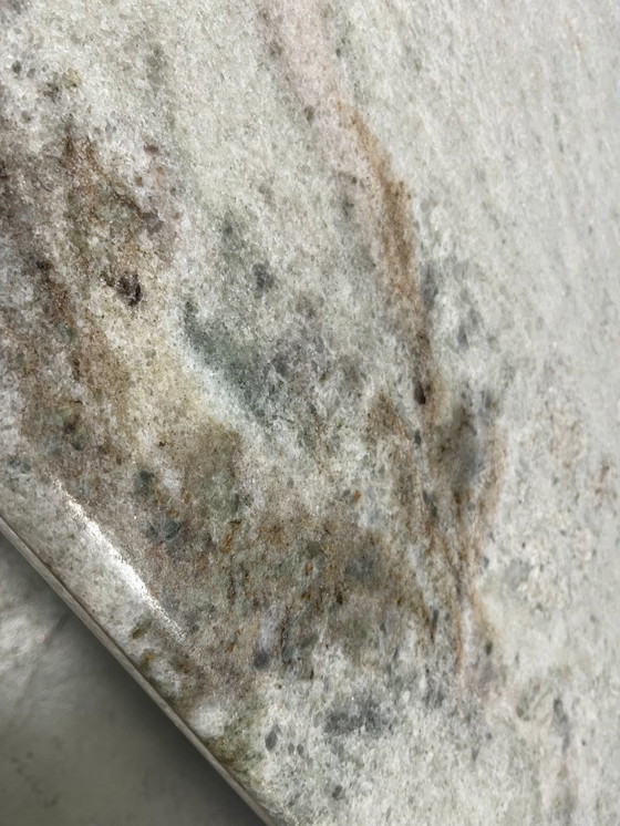 Image 1 of Vintage marmeren salontafel, jaren 70 - Italië