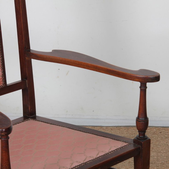 Image 1 of English armchair attributed to J.S. Henry, late 19th century