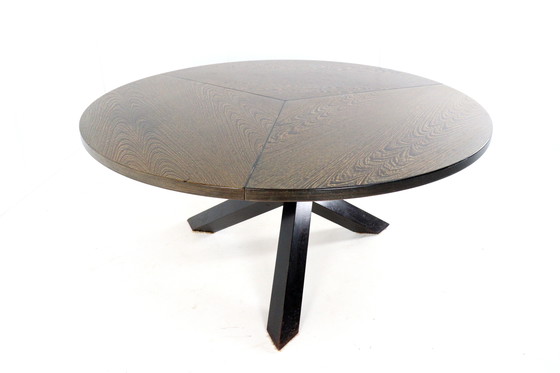Image 1 of Gerard Geytenbeek wenge round dining table vintage