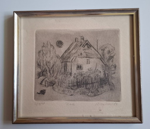 Incisioni originali in edizione limitata, 1984, R. Müller – kunst, Glass, Paper