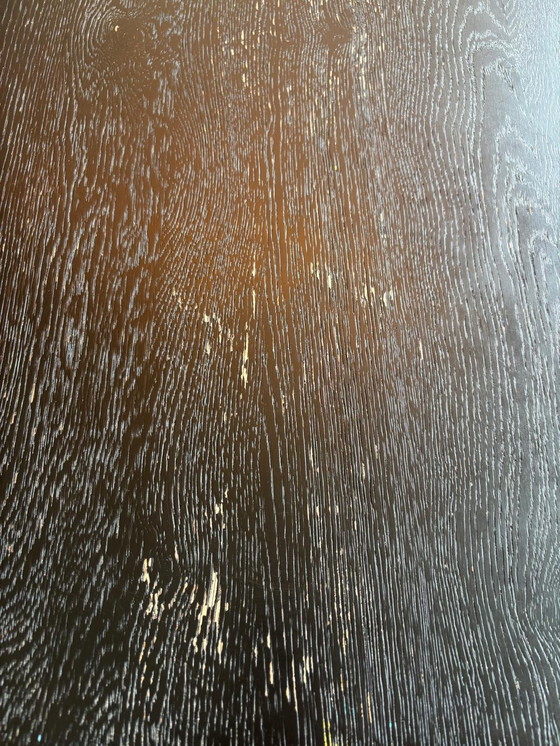 Image 1 of Black wooden dining table 240 cm