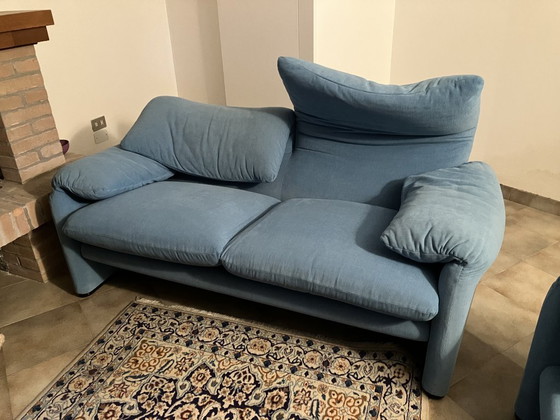 Image 1 of Par de sofás Cassina Maralunga