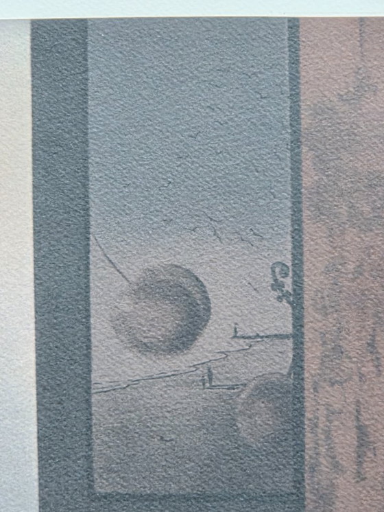 Image 1 of Degans Xavier (1949-) - Lithographie Titrée et Dédicacée (ref 4122-9)