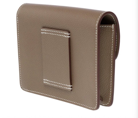 Image 1 of Accessoire HERMES Roulis Slim en Cuir Étoupe - 101795%