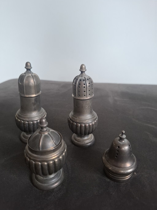 Peper Zout Setje – tafelaccessoires, Metal