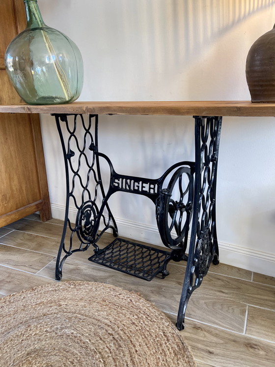 Image 1 of Singer Console