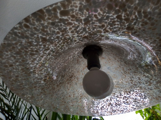 Lampada a sospensione in vetro di Murano