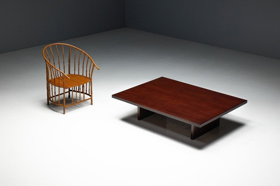 Image 1 of Tavolino in bambù di Axel Vervoordt, Belgio, anni '80