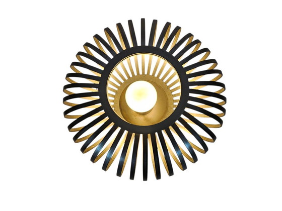 Metal spiral wall or ceiling lamp - metal - chrome, Brilliant AG, Wall lights, Silver (photo 4 of 5)