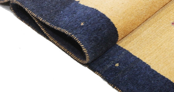 Image 1 of Original Modern Persian Gabbeh Wool Rug 275 x 75 cm Excellent Condition