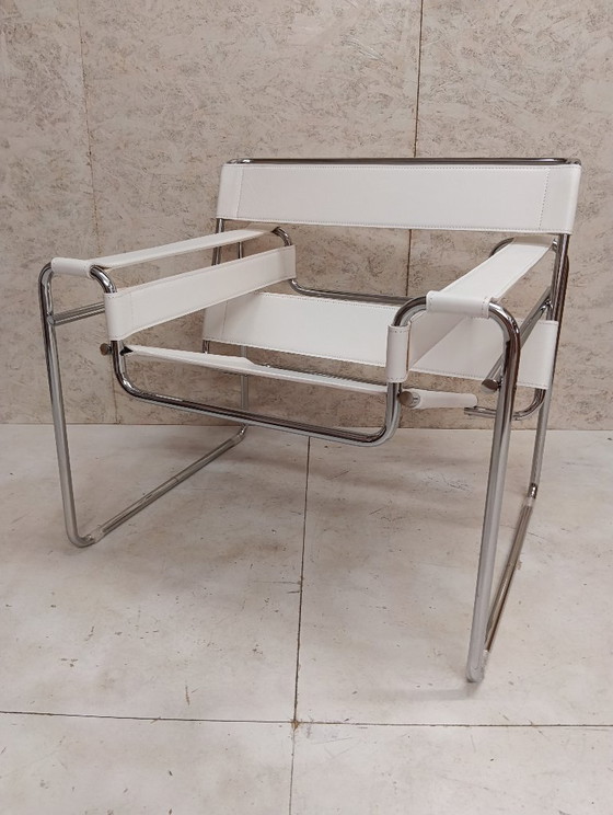 KNOLL Studio Poltrona WASSILY B3 NUOVA, in Cuoio Bianco – Poltrone, Leather (photo 68 of 83)