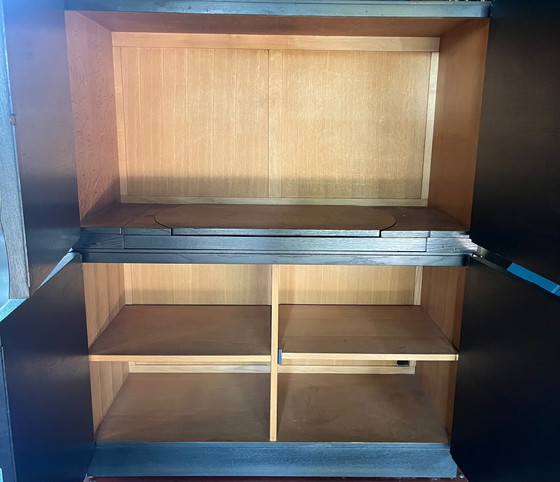Brutalistischer Designschrank De Coene – fabrikant de Coene België, Sideboard, Wood (photo 3 of 5)