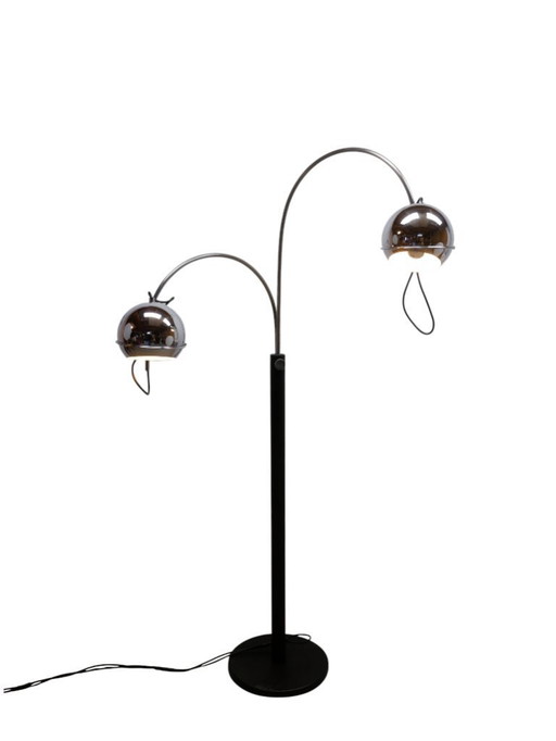 Double arch floor lamp, 1970s