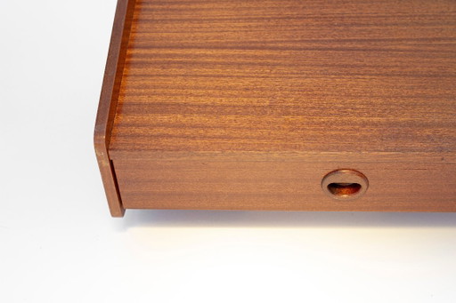 Nightstand wall shelf in teak - Denmark 1960's