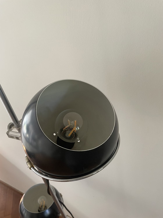 Image 1 of Lampada da terra vintage - Lampada a globo Gepo