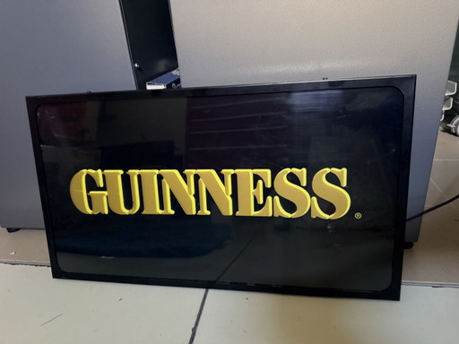 Insegna luminosa originale Guinness – Mydaton Ltd – 67,5 cm – wandlampen, Metal, Plexiglass (photo 2 of 7)