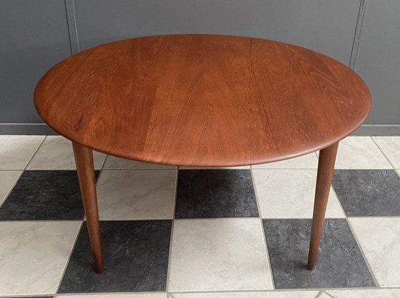 Image 1 of Tavolino scandinavo moderno Mid-Century in teak di Hvidt & Mølgaard Nielsen per France e Søn.