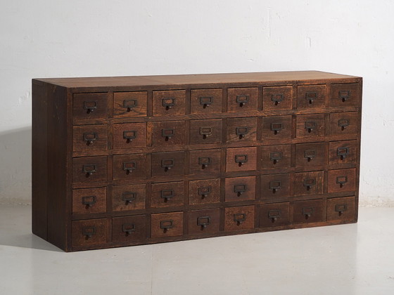 Credenza farmacia giapponese antica kusuri tansu - Periodo Taishō / Showa (ca.) #95 – Credenze, Iron (photo 15 of 40)
