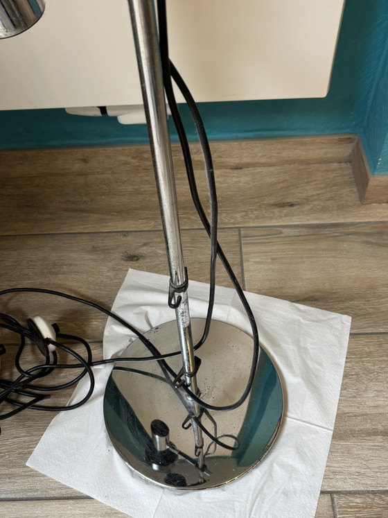 Vintage floor lamp, model L401, by Staff Leuchten, from the 1970s – Floor lights, Metal, Chrome (photo 11 of 15)