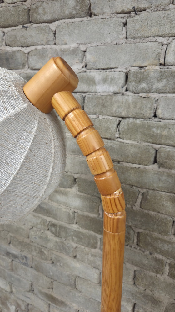 Image 1 of Danish pine floor lamp, 1970