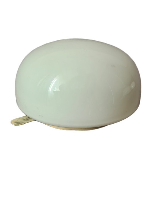 Vintage Belgian Plafon, 1970s – Ceiling lights, Glass, Metal (photo 3 of 6)