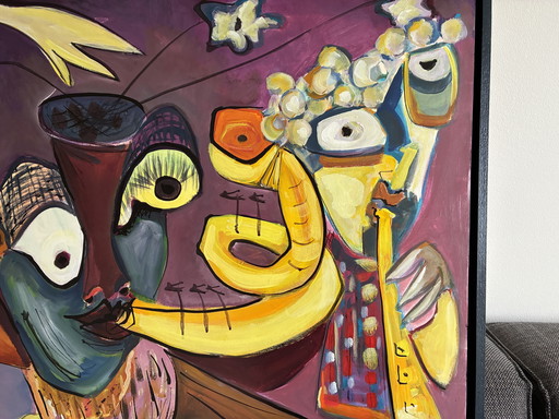 Acryl op doek schilderij Annelies van Biesbergen 147x105