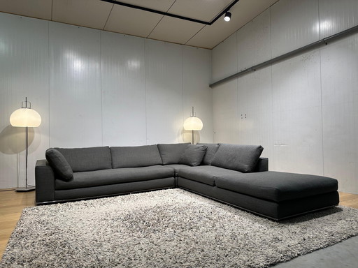 Nouvel état Canapé d'angle Minotti gris foncé