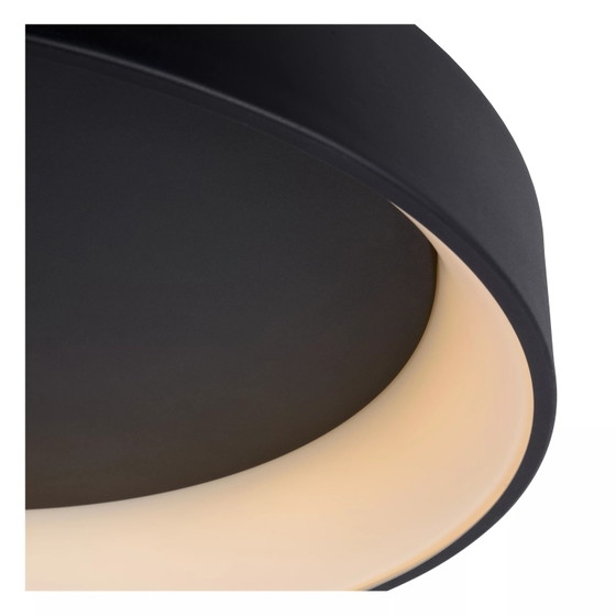 Lucide Talowe LED Plafón Ø 60 cm – Regulable – Negro – Plafones, Aluminio, Modern (photo 4 of 4)