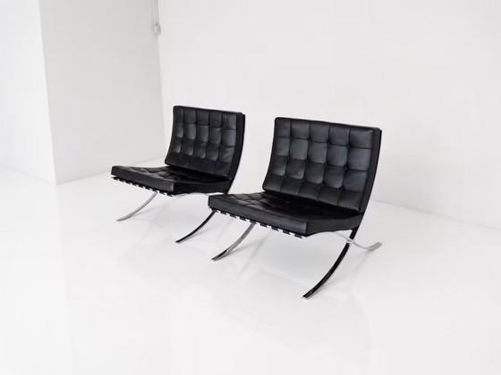 Image 1 of Knoll International Barcelona Chair Stuhl Sessel Design Klassiker