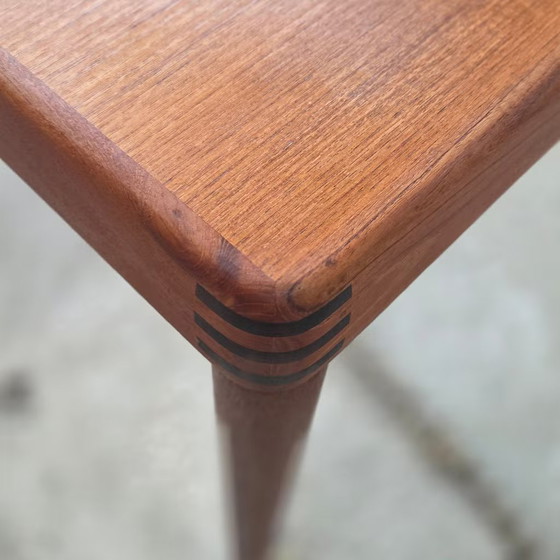 H.W. Klein, Bramin extendable dining table + 6 chairs teak 60's, Dining set, Wood, Brown (photo 17 of 22)