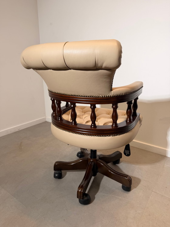 Kapiteinsbureaustoel Mahonie – Bureaustoelen (photo 9 of 9)