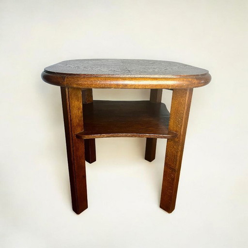 Mid-century tray table, side table made in Germany in the 1950s
