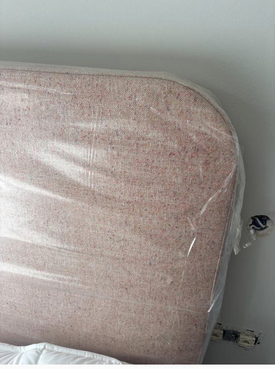 Image 1 of Sommier neuf 160 x 200 cm – Revêtement de luxe (Grain 91 de Lauritzon)

