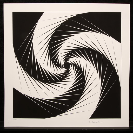 Morandini, Marcello - Composition 612A, 2018 - Giclee - Signé à la main