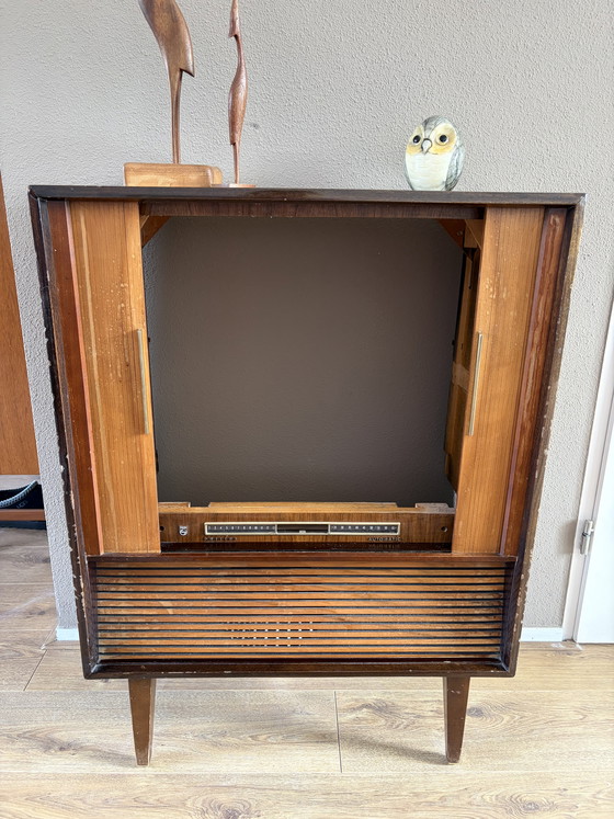 Image 1 of Vintage Philips TV Cabinet Lowboard Cabinet from the 60s