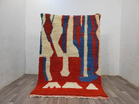 Tappeto marocchino bianco sporco con motivi colorati, 200cm x 300cm – Tappeti, Wool, Bohemian (photo 12 of 12)