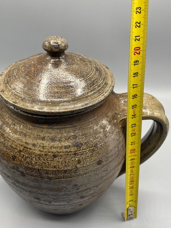 Bruin geglazuurde aardewerken theepot – Workshop aardewerk – Artisanat, Tafelaccessoires, Ceramic (photo 9 of 9)