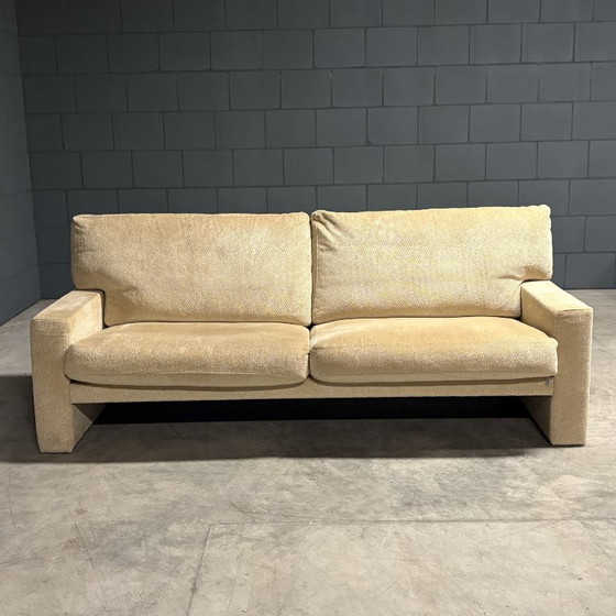 Canapé trois places - Tissu beige – Erpo International – Canapés 3 places, Textile (photo 8 of 11)