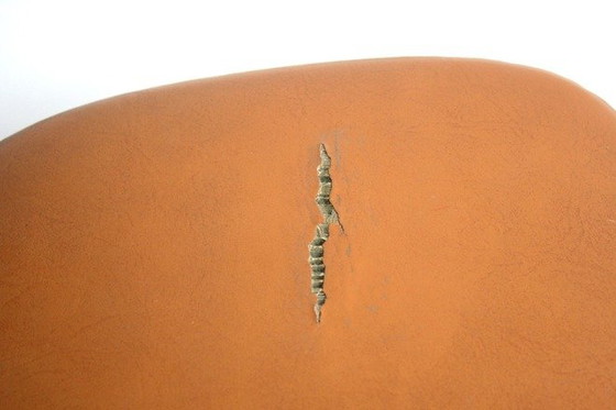 Image 1 of Vintage Nova chair in faux leather - 1970s, orange-brown