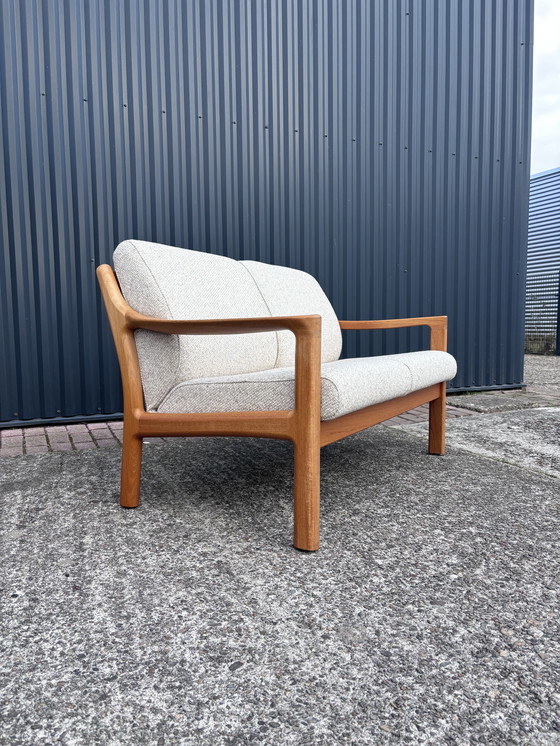 Image 1 of Vintage Bench Danish Teak Two Seater Silkeborg