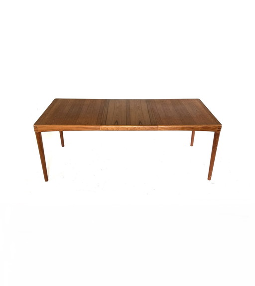 Vintage extendable Danish dining table, Bramin '60s