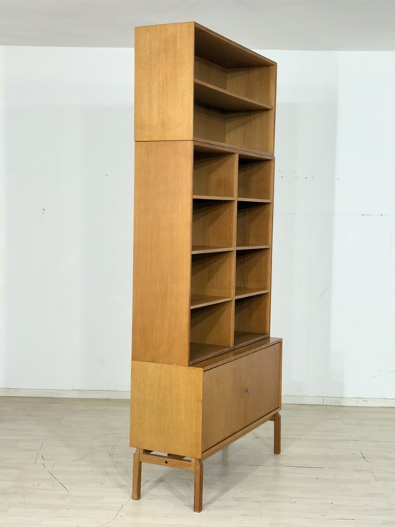 Image 1 of Vintage classic: IKEA MTP shelf / highboard / sideboard – oak – design Marianne Richter
