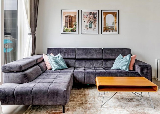 Image 1 of Bellissimo divano da salotto - (Zitmaxx, velluto antracite