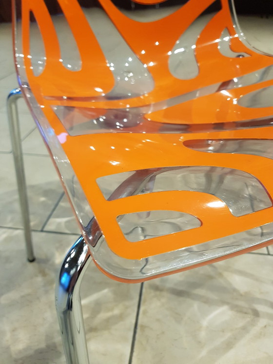 Image 1 of 4 x Pedrali Scab Wave Orange