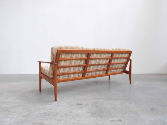 Image 1 of Vintage Teak Sofa 3-Seater MidCentury