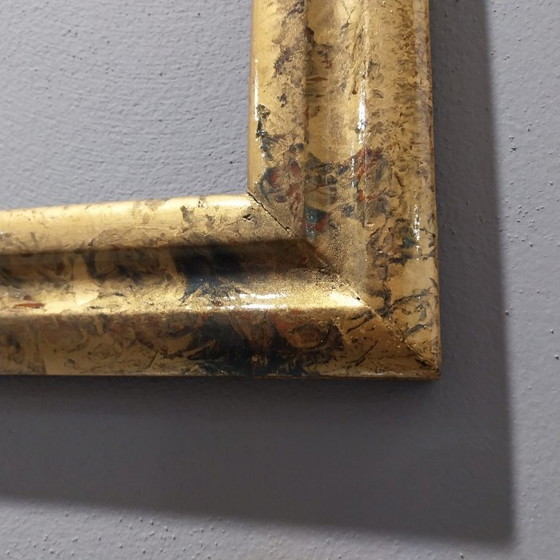 Image 1 of Specchio in legno dorato classico vintage Julklapp Christmasgift - Eleganza senza tempo